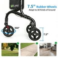 thumbnail image 4 of Planetwalk Lightweight 3-Wheel Walker for Seniors, Foldable and Adjustable Frame, Black, 4 of 7
