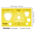 thumbnail image 4 of Traceease Quilting Template Stencils DIY Sewing Machine Quilt Ruler Quilting Tools, 7 Different Sizes Each, 4 of 4