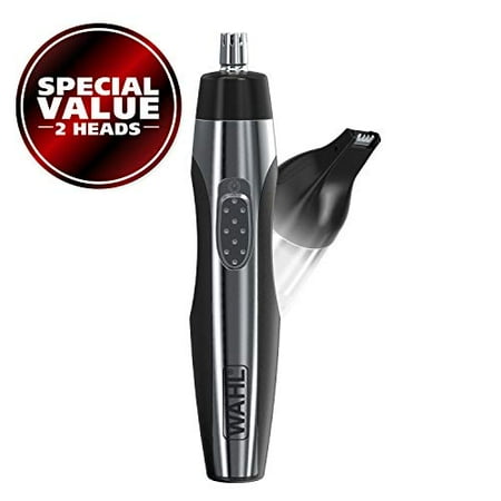 Wahl Lighted Ear, Nose & Brow Trimmer Clipper - Painless ...