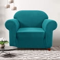 thumbnail image 2 of CHUN YI 1-Piece Checks Stretch Sofa Cover Slipcover Couch Cover, 2 of 6