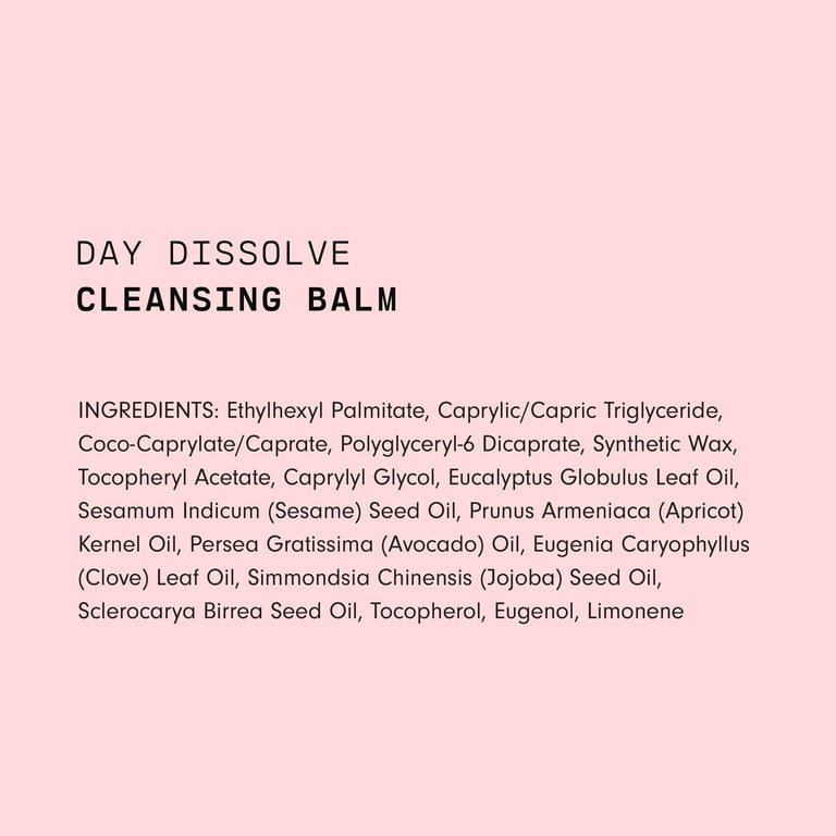 Versed Day Dissolve Face Cleansing Balm Cleanser and Makeup