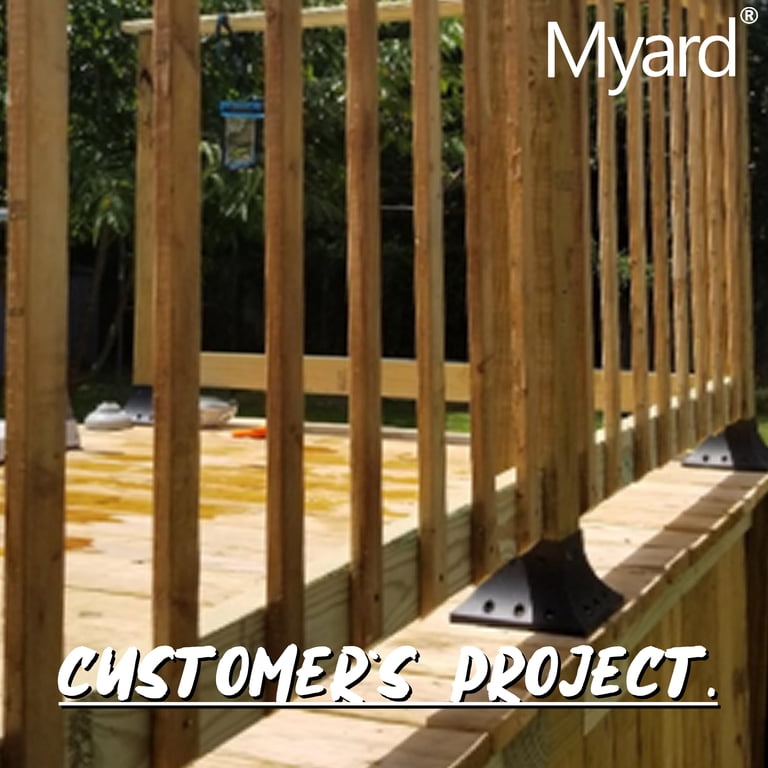 Support Rails Home 4x4 Deck Rails And Supports
