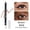 H, variant on Waterproof Liquid Eyeliner Pen 12 Colors, Long Lasting Color Lock, Non Smudging and Fade Resistant, Fine Brush Tip for Beginners, Versatile Eye Makeup