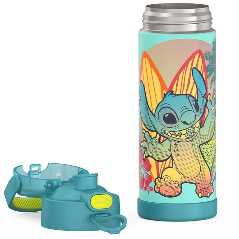 Thermos Kid's Funtainer 16oz Stainless Steel Water Bottle, Stitch photo 5