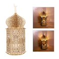 thumbnail image 4 of Linterna de madera para el Festival de Ramadán con LED, linterna decorativa navideña Estilo 5, 4 of 9