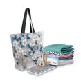thumbnail image 2 of Open Top Canvas Tote Bag with Zipper Reusable Shopping Bag 13.5x15" Roomy Carryall Stunning Tree, 2 of 9