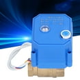 thumbnail image 3 of Electric Ball Valve, IP67 Protection  DC 12V Brass DN 15 Motorized Balls Valves  For Water Treatment, 3 of 8