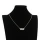 thumbnail image 3 of Fiudx Collar de Oro, Elegante Colgante de Aleación, Joyería Clásica para Parejas, Cadena Ajustable, Regal de Boda para Viajes, Accesorio de Moda para Mujer, Diseño Ligero, Incluye 1 Collar., 3 of 5
