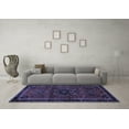 thumbnail image 3 of Ahgly Company Indoor Rectangle Persian Blue Traditional Area Rugs, 3' x 5', 3 of 4