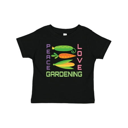 

Inktastic Gardener Peace Love Gardening Gift Baby Girl T-Shirt