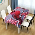 thumbnail image 7 of Coolnut Snow Cardinal Rectangle Tablecloth Waterproof Polyester Table Clothative Stain Resistant & Wrinkle Resistant Washable Table Cover for Dining Table/Party/Camping 60x90 Inch Decor Gift, 7 of 7