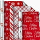 thumbnail image 1 of Papel de regalo navideño Homeral, 3 rollos, 43 x 305 cm, reversible, 1 of 8