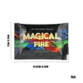 thumbnail image 6 of HGD Magic Campfire Fire Color Changing Packets for Fire Pit, Indoor/Outdoor Fireplace, Bonfire - Rainbow Magical Flame, Camping Accessory, Compatible with Wood Single pack, 10/15/25/30g per pack, 6 of 6