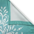 thumbnail image 3 of Ambesonne Aqua Kitchen Curtains, Winter Snowflake, 55"x39", Sky Blue and White, 3 of 3