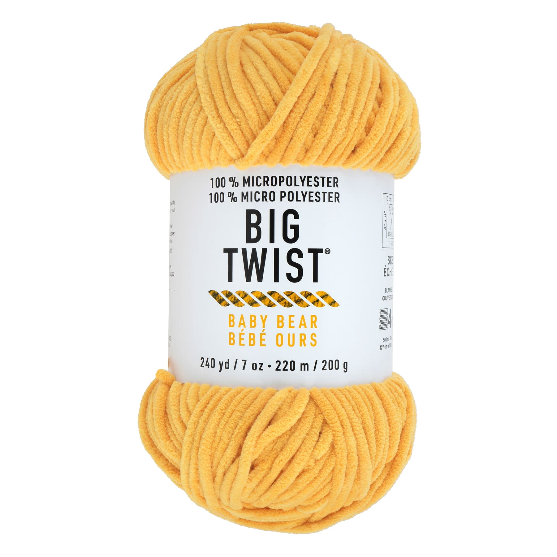 Big Twist Cozy Cub Yarn - Super Bulky (6) 100% Polyester Chenille Yarn, Soft & Plush for Knitting & Crochet Blankets, Hats, Scarves & Crafts, 241 yd / 7 oz Skein, 6 Pack