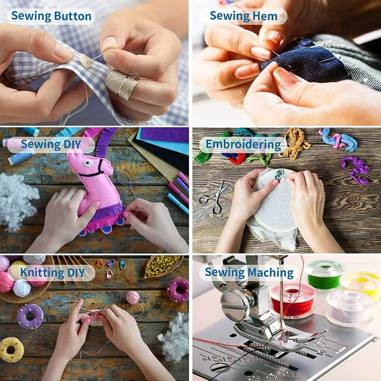 Sewing Kit, DIY Premium Sewing Supplies, Zipper Portable Complete Mini Sew  Kit for Adults, Beginner, Emergency - Diversified Mending Supplies and