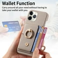 thumbnail image 3 of Compatible con iPhone 16, Funda GANGXUN con soporte magnético y tarjetero, 3 of 4