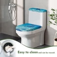 thumbnail image 5 of HELLHERO Sea ​​Turtle Toilet Top Cover Set Stretch Toilet Covers Set & 2 Piece Set for Modern Bathrooms Easy Care Elastic Edge, 5 of 8