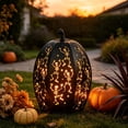thumbnail image 4 of Halloween LED Pumpkin Lantern with Dancing Skeleton Cutouts Light Projecting Jack O Lantern Ornament For Indoor Outdoor Party Yard Decor, 4 of 7