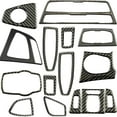 thumbnail image 6 of Xotic Tech 1X FULL SET INTERIOR TRIM COVER STICKERS REAL CARBON FIBER FOR BMW 3 4 SERIES, 6 of 9