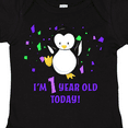 thumbnail image 4 of Inktastic I'm 1 Year Old Today-first Birthday Baby Penguin Boys or Girls Baby Bodysuit, 4 of 5