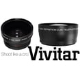 thumbnail image 3 of 2PC LENS SET HD WIDE ANGLE & 2x TELEPHOTO LENS FOR SONY HDR-SR11 HDR-SR12, 3 of 4