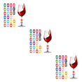 thumbnail image 4 of Marcadores de copa Ounissouiy 24 Uds. identificador de silicona antideslizante para Bar de bebidas, 4 of 6