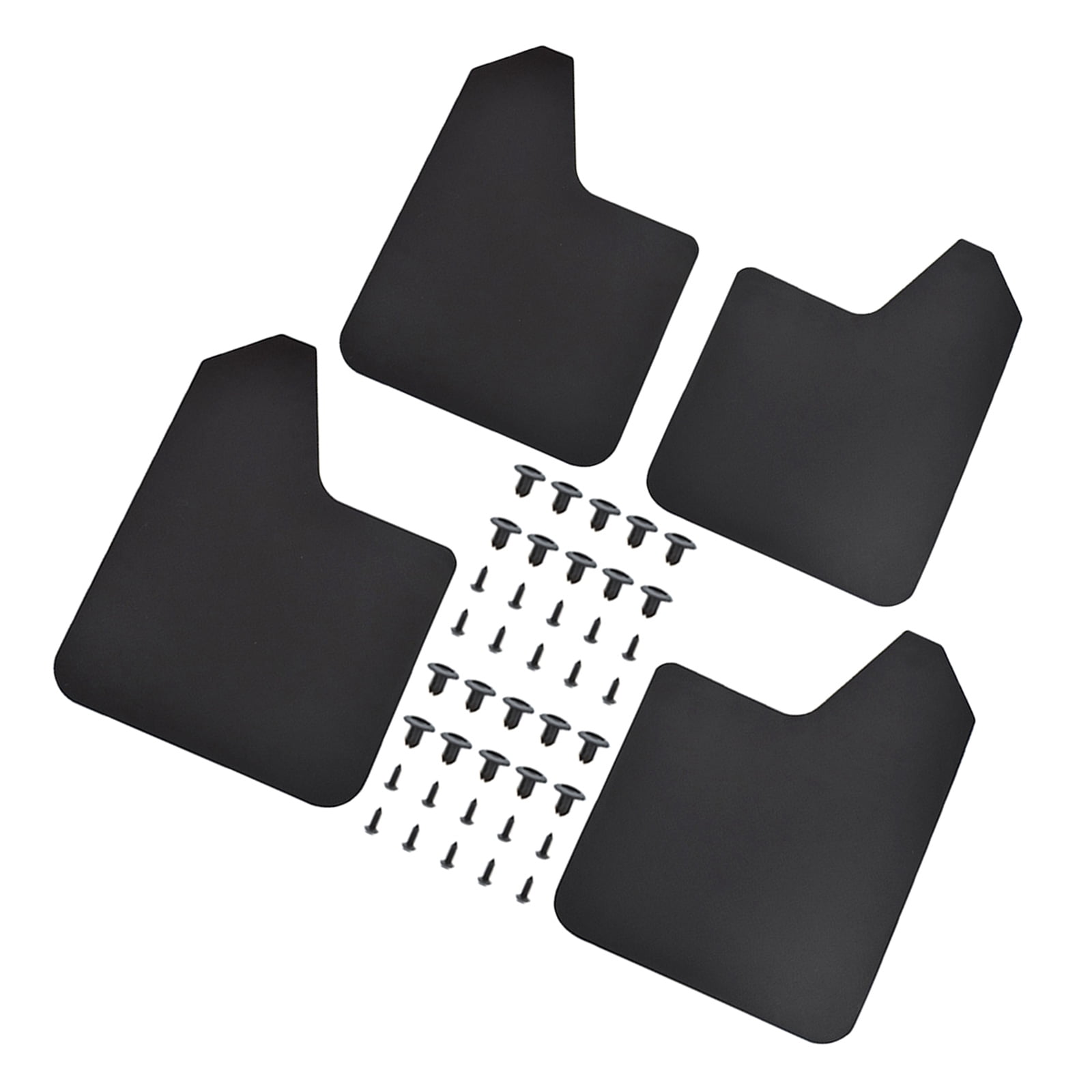 4pcs Adjustable Mud Flaps Weather Resistant Splash Guards For Car SUVs Long Lasting Use Rural Drives Simple Installation