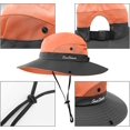 thumbnail image 3 of 2PCS Womens Ponytail Wide Brim Sun Hat Packable UV Protection Beach Cap for Fishing & Hiking, 3 of 8