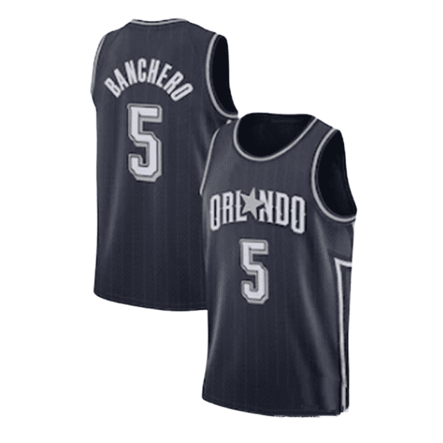 Chandail d'Uniforme de Basketball Lac Chaud Homme Gris 76 Lone Féroce Magic Équipe Broderie Chandail Uniforme de Basketball