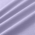 thumbnail image 5 of Lumtrix Men's Waffle T-Shirts Short Sleeve Casual Crew Neck Shirt Summer Big and Tall Plain Pullover Light Purple XL, 5 of 8