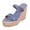 BU1, variant on Women's on Slides Open Toe Espadrille Wedge High Heels Summer Woven Platform Sandals Wide Width Backless Slippers Brown 5
