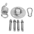thumbnail image 2 of Kit de suspensión de techo de acero inoxidable con pernos de expansión de disco fijo Mosquetón de acero con resorte, 2 of 8