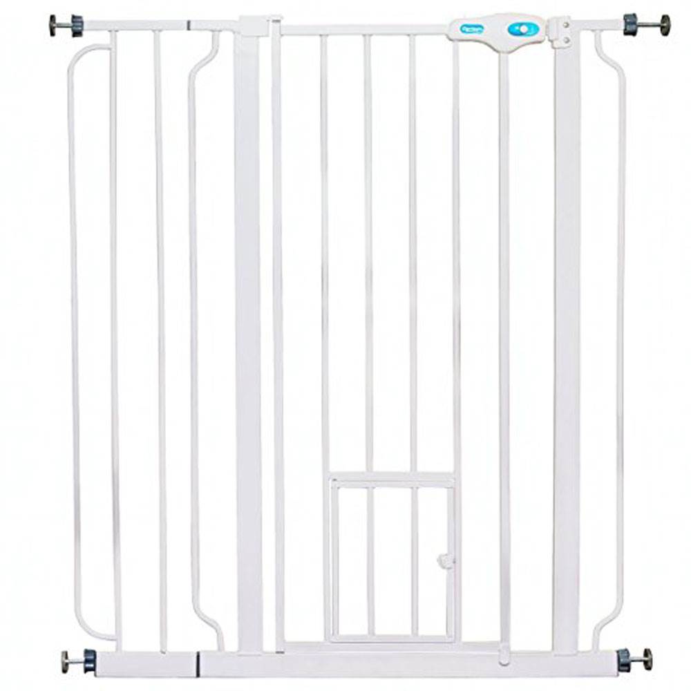 tall baby gate with door