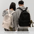 thumbnail image 2 of Mochila escolar PAUBACK Beige Resistente al Agua 24L para Niñas, 2 of 6
