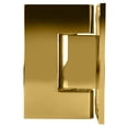 thumbnail image 2 of CRL GEN537BR Polished Brass Geneva 537 Series Wall Mount Full Back Plate Standard Hinge With 5 Degree Offset, 2 of 5