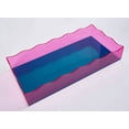 thumbnail image 3 of Urban Shop Scalloped Acrylic Decorative Tray, Multicolor, 3 of 3