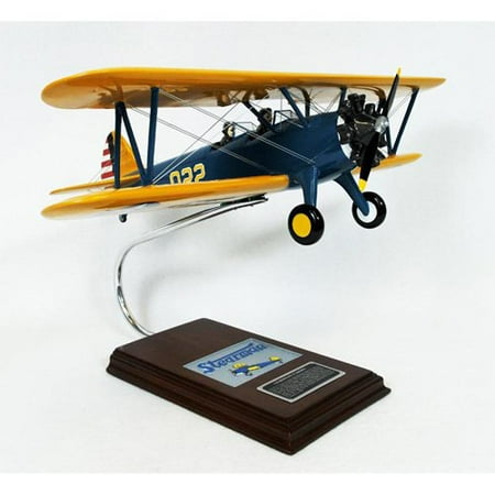 Daron Worldwide Boeing PT-17A Stearman Kaydett Model Airplane