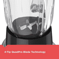 thumbnail image 5 of Multi-Function Blender with 6-Cup Glass Jar, 4 Speed Settings, Silver, 5 of 6