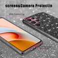thumbnail image 5 of Compatible with Samsung Galaxy S23 Ultra Case, Glitter Sparkly Samsung S23 Ultra Phone Case with Slim Silicone Shockproof Protective Bumper Cover for Cute Girls Women (Black), 5 of 14