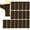 24 Pcs Brown, variant on 24PCS Chair Leg Socks High Elastic Floor Protectors Non Slip Chair Leg Feet Socks Covers Furniture Caps Set