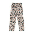 thumbnail image 4 of Kdxio Daisies Flowers Print Men's Sleep Pajama Pant Lounge Pants with Pockets, 4 of 8