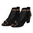 thumbnail image 5 of Phenofice 1 Pair Leopard Print High Heel Sandals Classic Design Easy to Pair with Clothes, 5 of 8