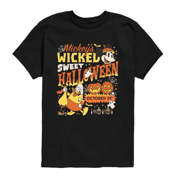 Disney - Mickey's Wicked Sweet Halloween Short Sleeve Graphic T-Shirt