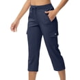 thumbnail image 7 of Ashirexll Women's Shorts, High Waisted Shorts Women, Fashion Casual Solid Color High Waist Cargo Pants Loose Wide Leg Pocket Drying Trousers, 7 of 7