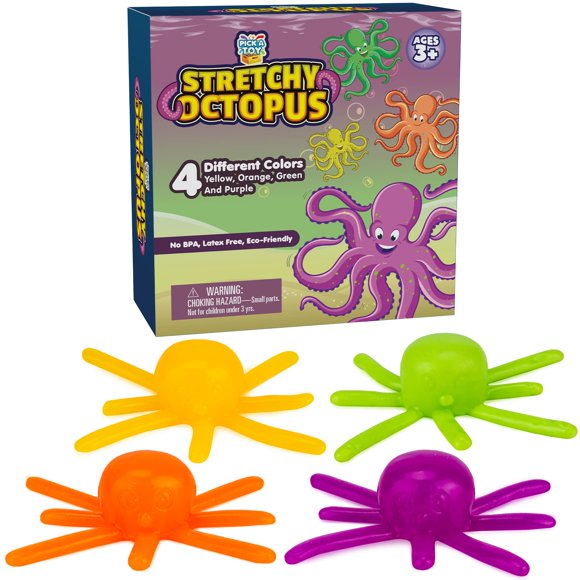 Pulpo Juguetes Adhesivos Para Gatear En La Pared Para Niños Paquete De 4 Caminantes Blandos Suaves Y Flexibles Escaladores Brillantes Y Coloridos Lavables Y Reutilizables Adhesividad Favores De Fiesta