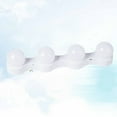 thumbnail image 3 of LED Mirror Light Portable Vanity Lights Makeup Light Cup 4 Bulb Mirror Front Light Makeup Accessory for Home Travel (White, Monochrome Pattern), 3 of 6