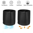 thumbnail image 4 of Uxcell 2 Gallon Fabric Grow Bags Pots with Self Adhesion Sides for Plant Transplanting, Black 6 Pack, 4 of 5