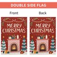 thumbnail image 6 of Mizhona Christmas Garden Flag Snowman Xmas Tree Double Sided for Outside Yard Garden Holiday Welcome Decoration 28"x40", 6 of 6