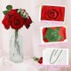 thumbnail image 3 of Flores Artificiales, Real Mirando Blush Espuma Falsas Rosas con Tallos para DIY, Ramos de Boda, Centros de Mesa para Despedida de Soltera, Decoraciones de Navidad (Rojo), 3 of 4